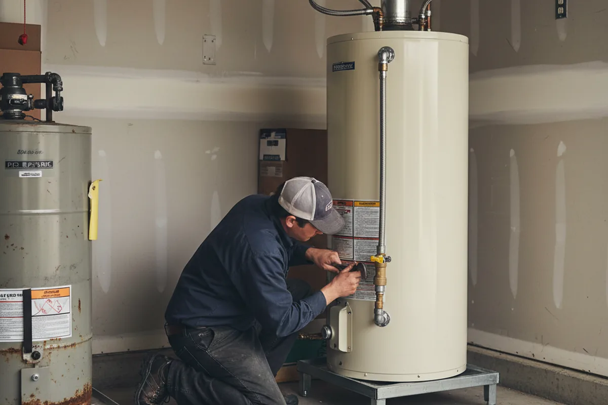 Water heater and shutoff valve replacement in Lake City